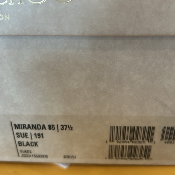 Jimmy Choo Miranda black suede shoes. Worn once - Picture 2 of 5